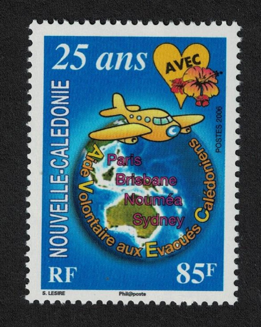 New Caledonia Voluntary Aid to Caledonian Evacuees 2006 MNH SG#1385 MI#1402