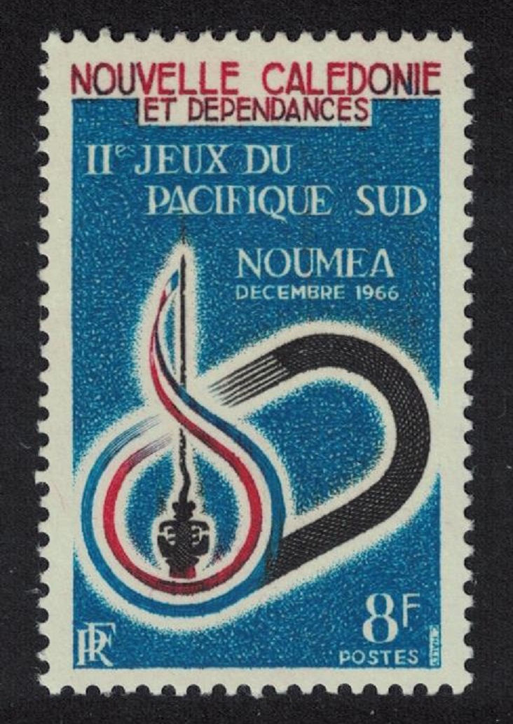 New Caledonia Music Publicity for Second South Pacific Games Noumea 1966 MNH SG#400