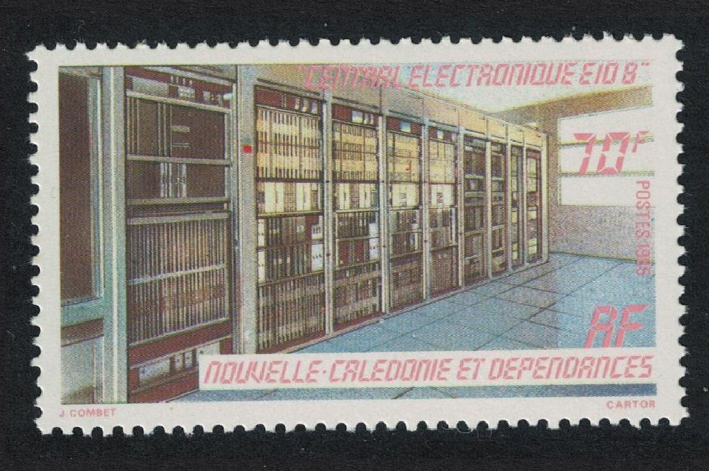 New Caledonia Inauguration of Electronic Telephone Equipment 1985 MNH SG#765