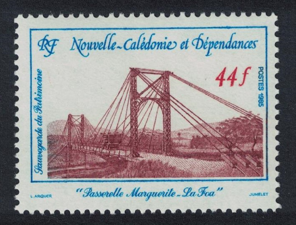 New Caledonia Bridge Protection of Heritage 1985 MNH SG#766