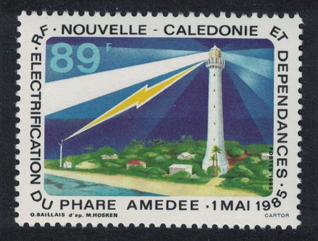 New Caledonia Electrification of Amedee Lighthouse 1985 MNH SG#772