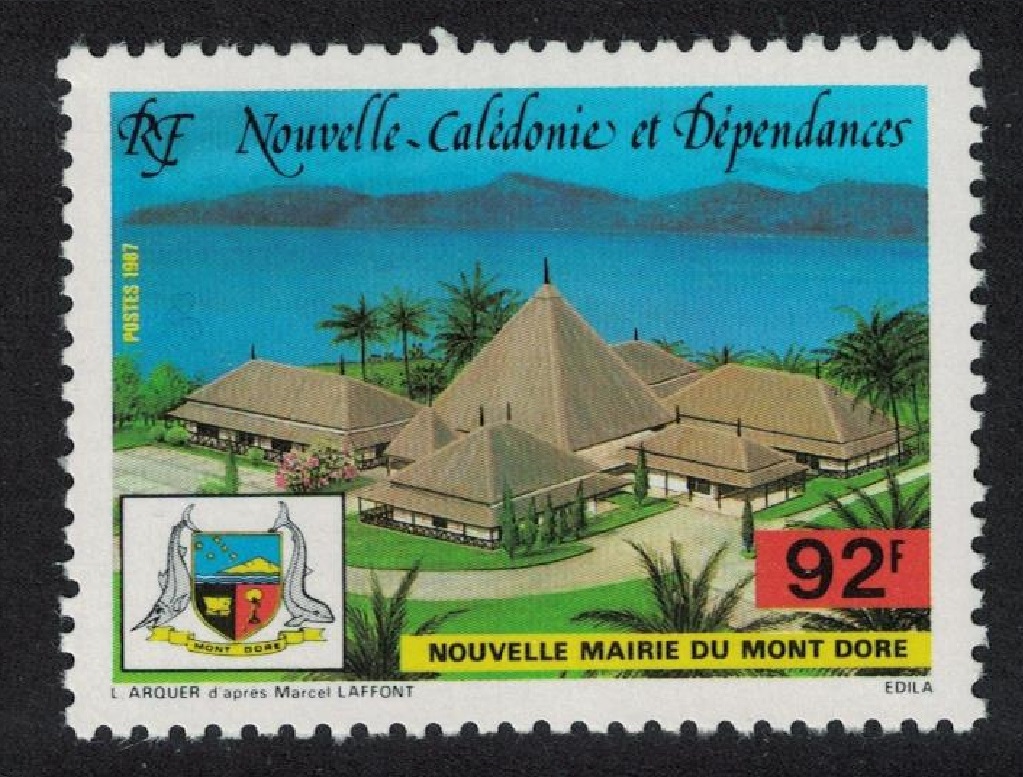 New Caledonia New Town Hall Mont Dore 1987 MNH SG#809