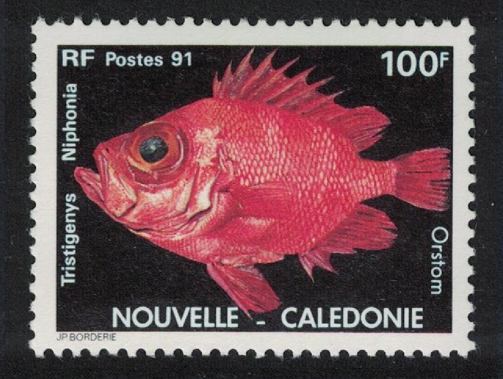 New Caledonia Japanese Bigeye Fish 100f 1991 MNH SG#920