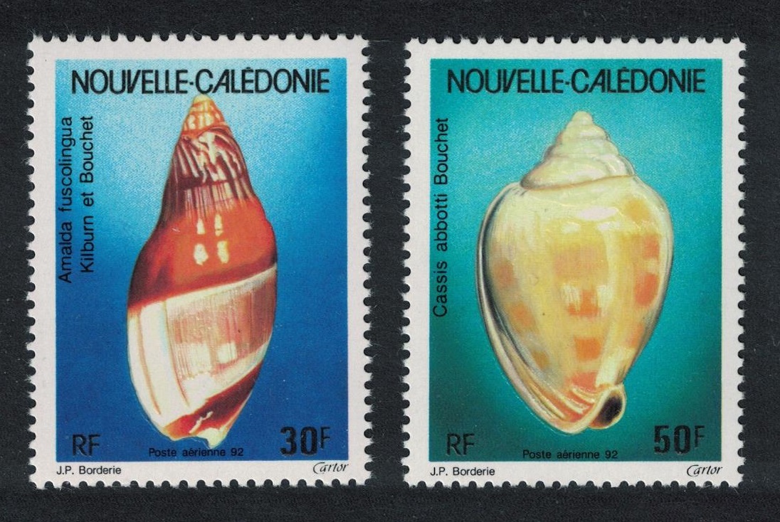 New Caledonia Shells 2v 1992 MNH SG#952-953