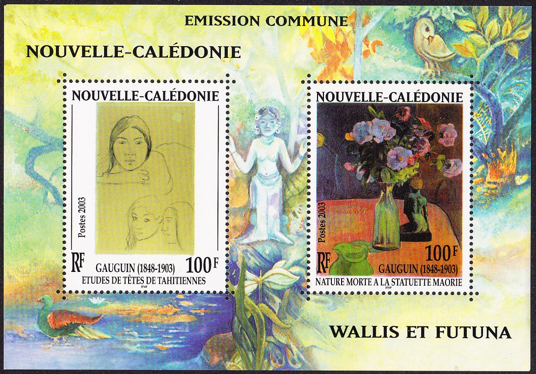 New Caledonia Paul Gauguin MS 2003 MNH SG#MS1303