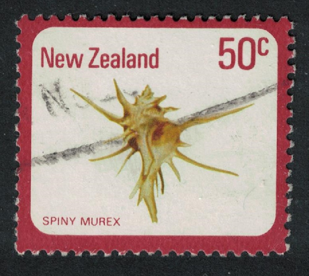 New Zealand Spiny Murex Shell 50c 1975 Canc SG#1102