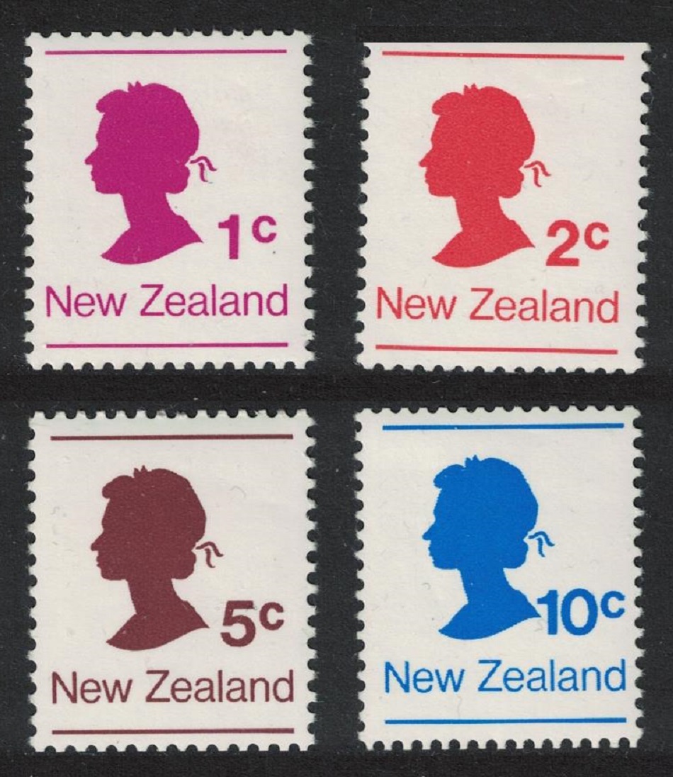 New Zealand Coil Stamps 4v Def 1978 MNH SG#1170-1173