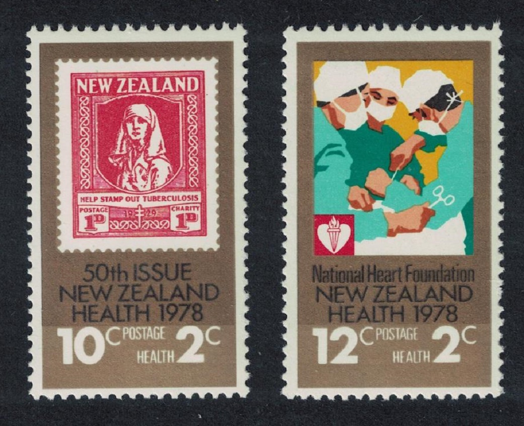 New Zealand Health Stamps 2v 1978 MNH SG#1179-1180 Sc#B101-B102