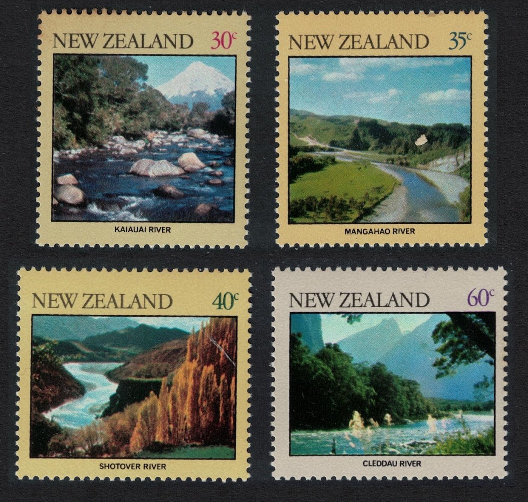 New Zealand River Scenes 4v 1981 MNH SG#1243-1246