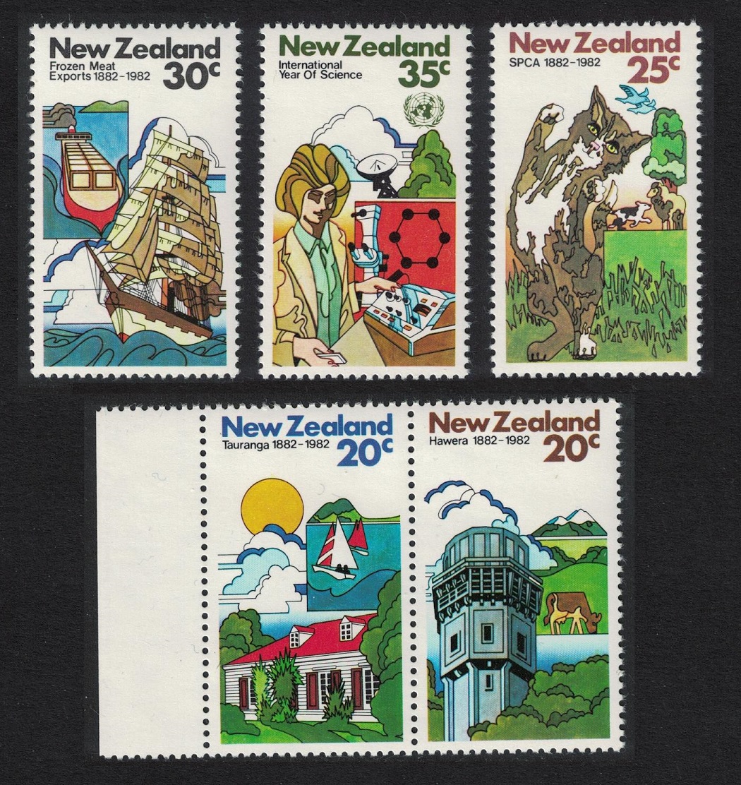 New Zealand Commemorations 5v 1981 MNH SG#1256-1260