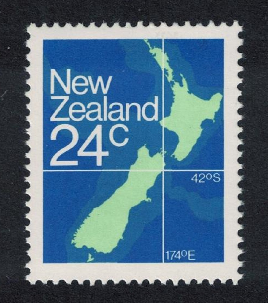 New Zealand Map 1982 MNH SG#1261