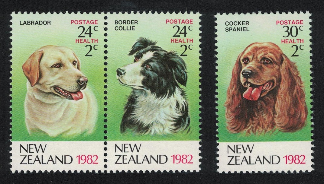 New Zealand Dogs 3v 1982 MNH SG#1270-1272