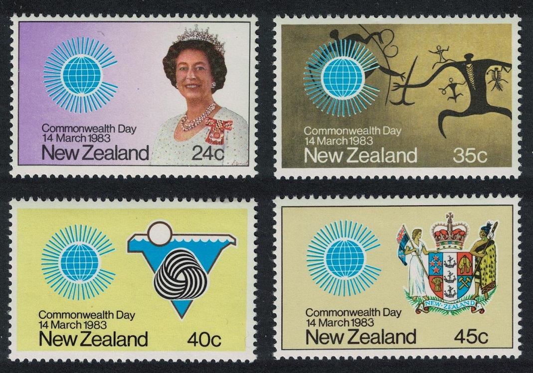 New Zealand Commonwealth Day 4v 1983 MNH SG#1308-1311