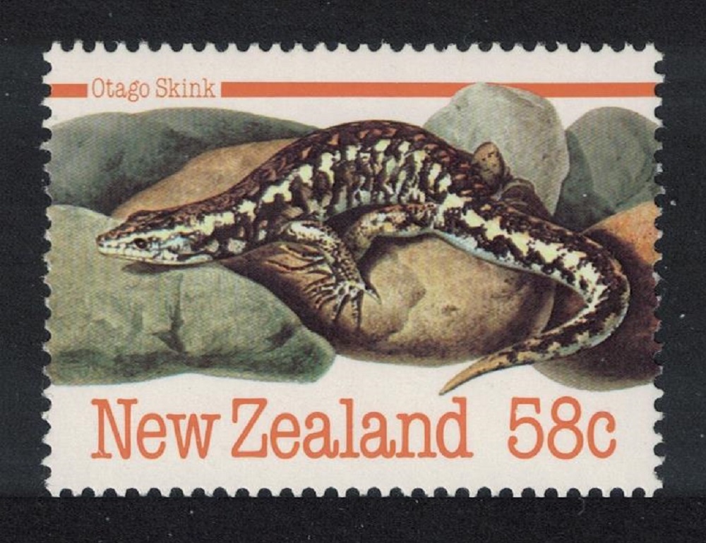 New Zealand Otago Skink Reptiles 1984 MNH SG#1343