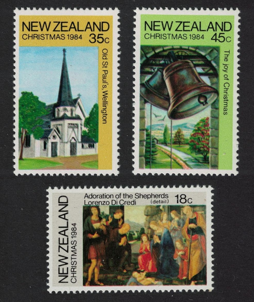 New Zealand Christmas 3v 1984 MNH SG#1349-1351