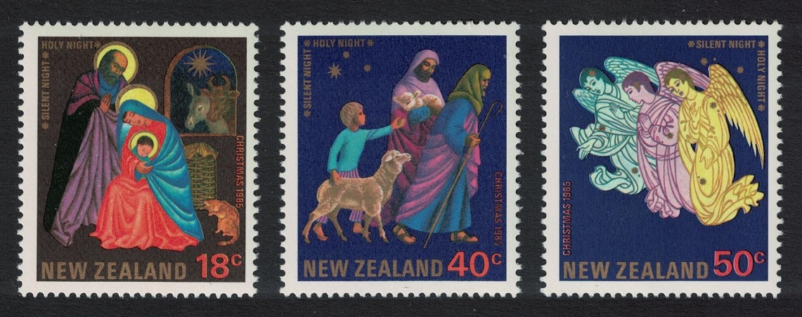 New Zealand Christmas 3v 1985 MNH SG#1376-1378