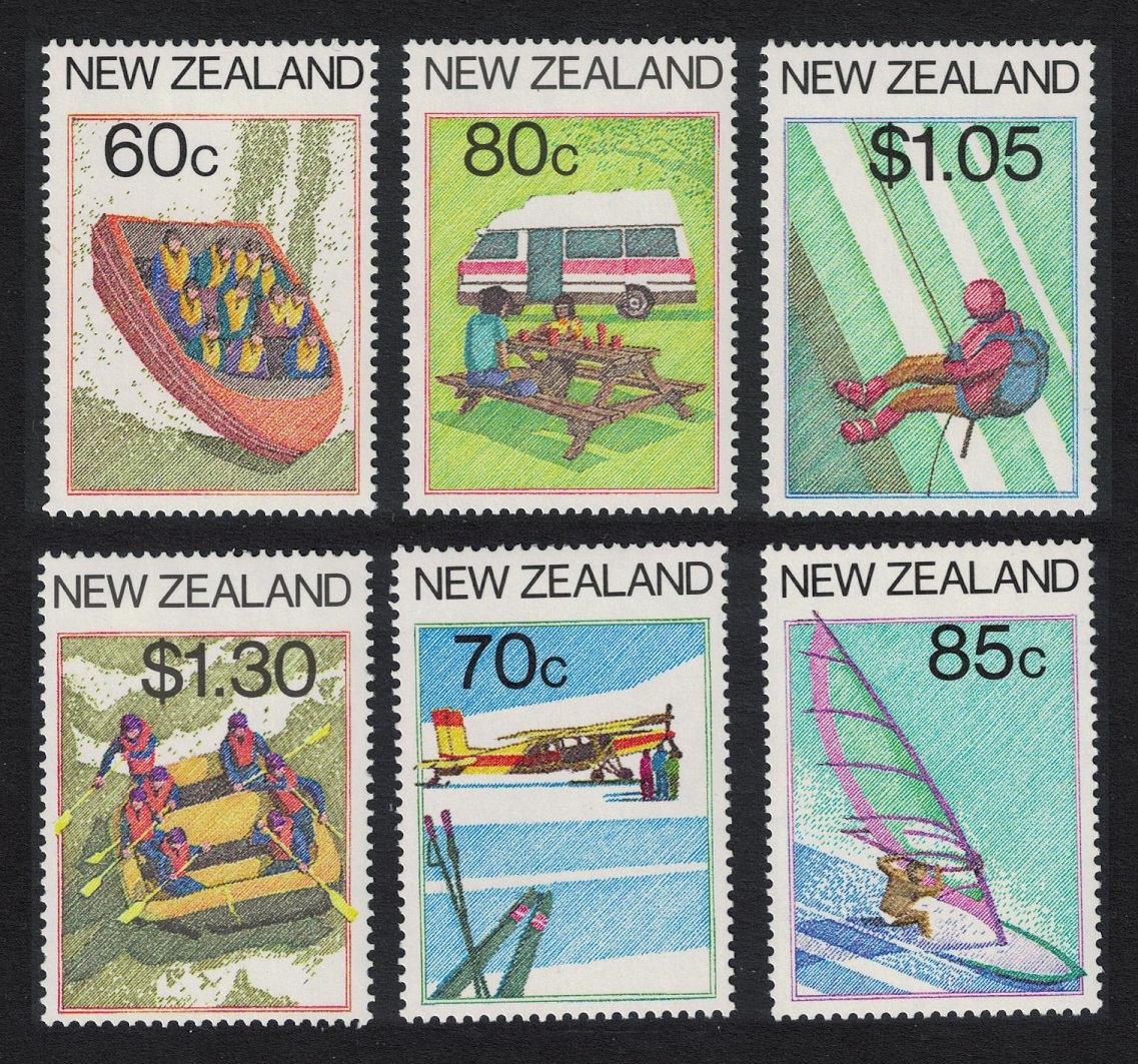 New Zealand Tourism 6v 1987 MNH SG#1411-1416