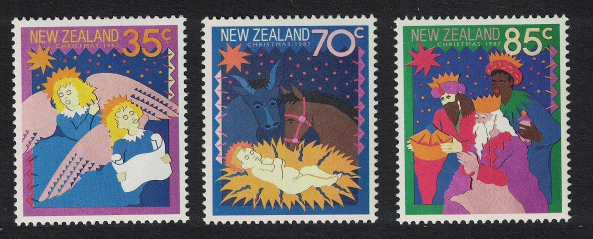 New Zealand Christmas 3v 1987 MNH SG#1437-1439