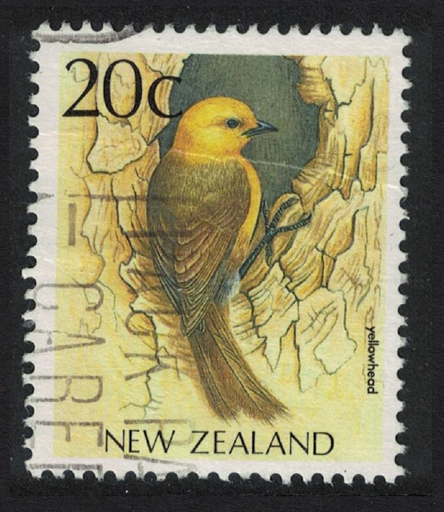 New Zealand Yellowhead Bird 1988 Canc SG#1461