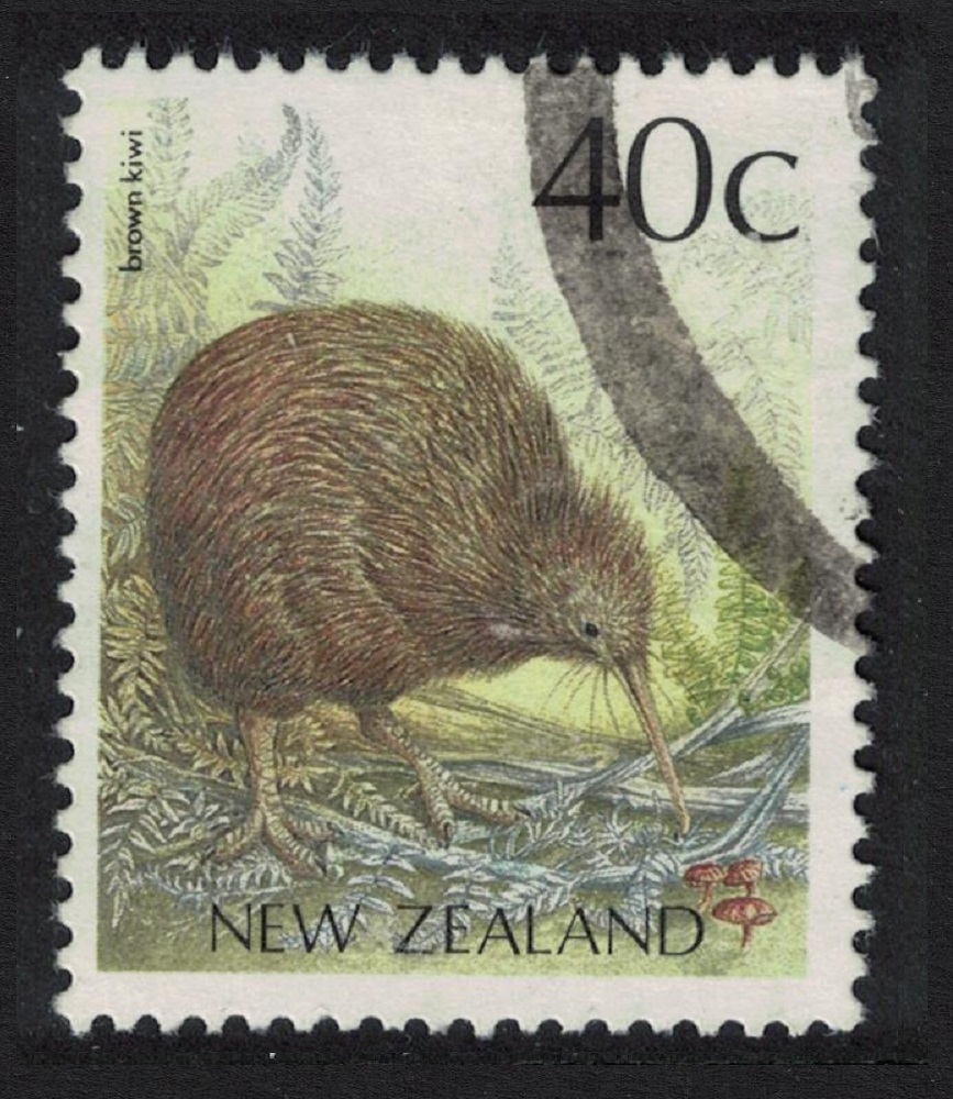 New Zealand Brown Kiwi Bird 1991 Canc SG#1463