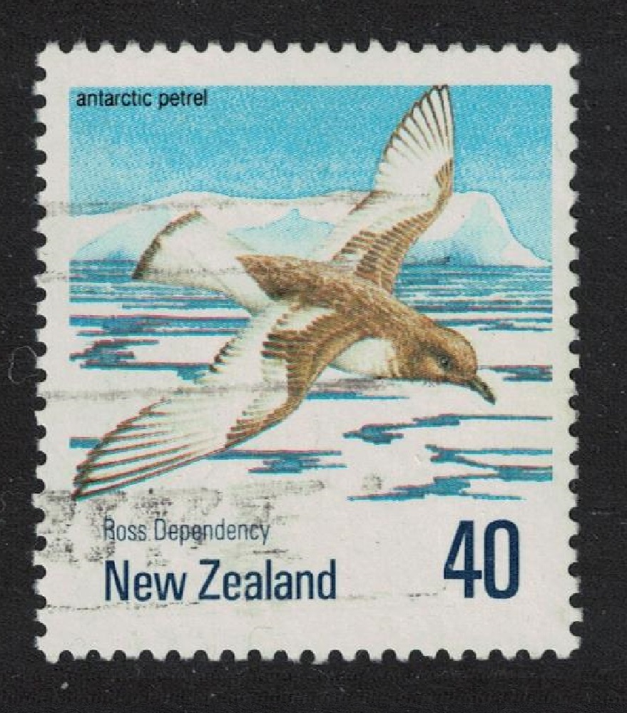 New Zealand Antarctic Petrel Bird 40c &#39;Ross Dependency&#39; 1990 Canc SG#1573 MI#1144 Sc#1008