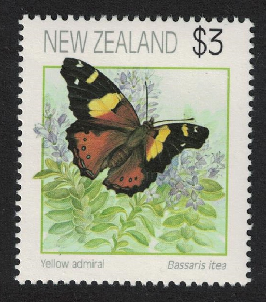 New Zealand Butterfly &#39;Vanessa itea&#39; $3 1991 MNH SG#1642