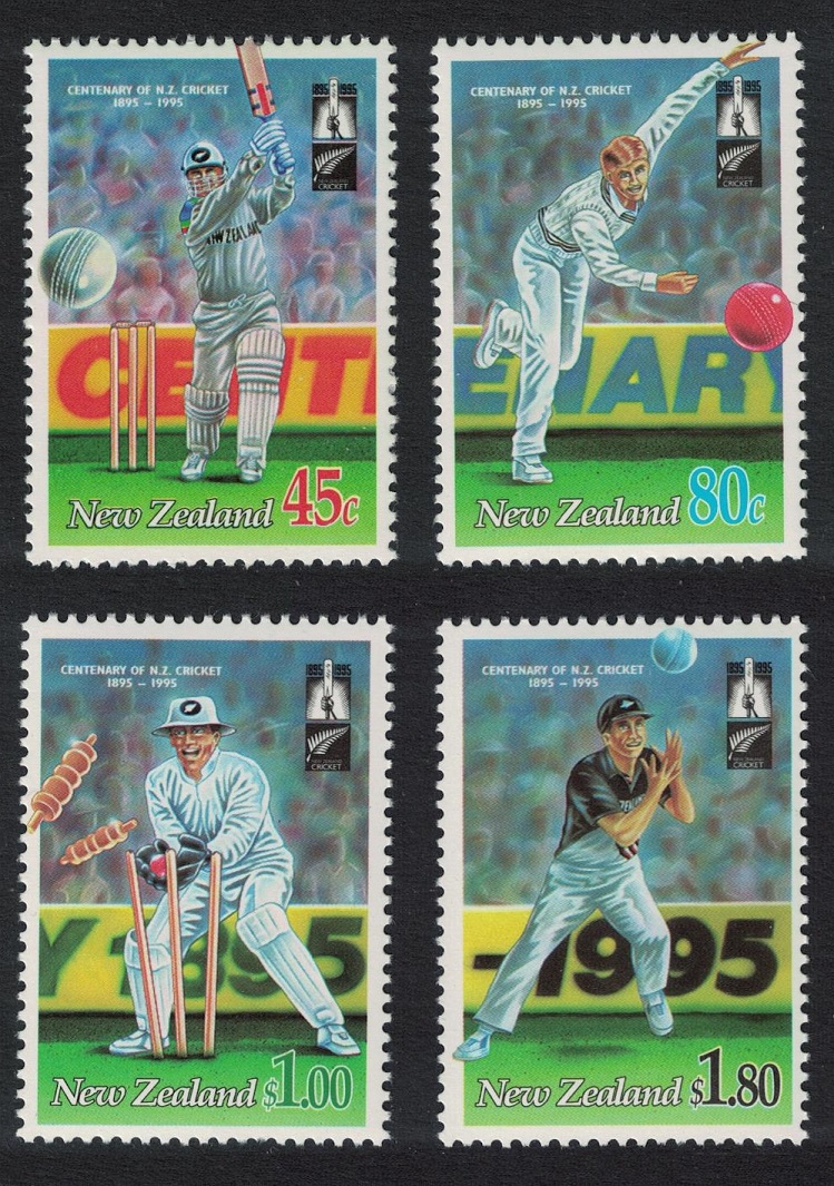 New Zealand Cricket 4v 1994 MNH SG#1850-1853