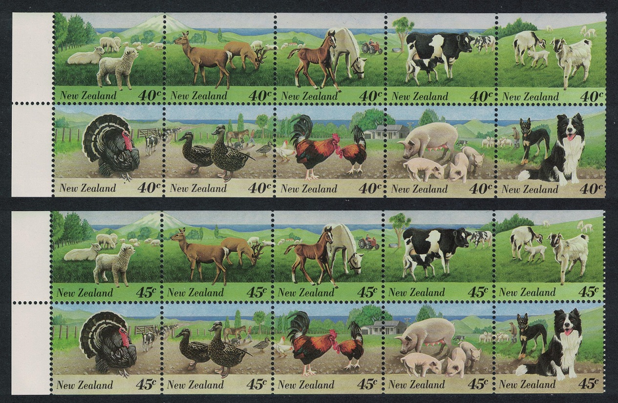 New Zealand Birds Dog Sheep Horses Farmyard Animals 20v DEF 1995 MNH SG#1894-1913