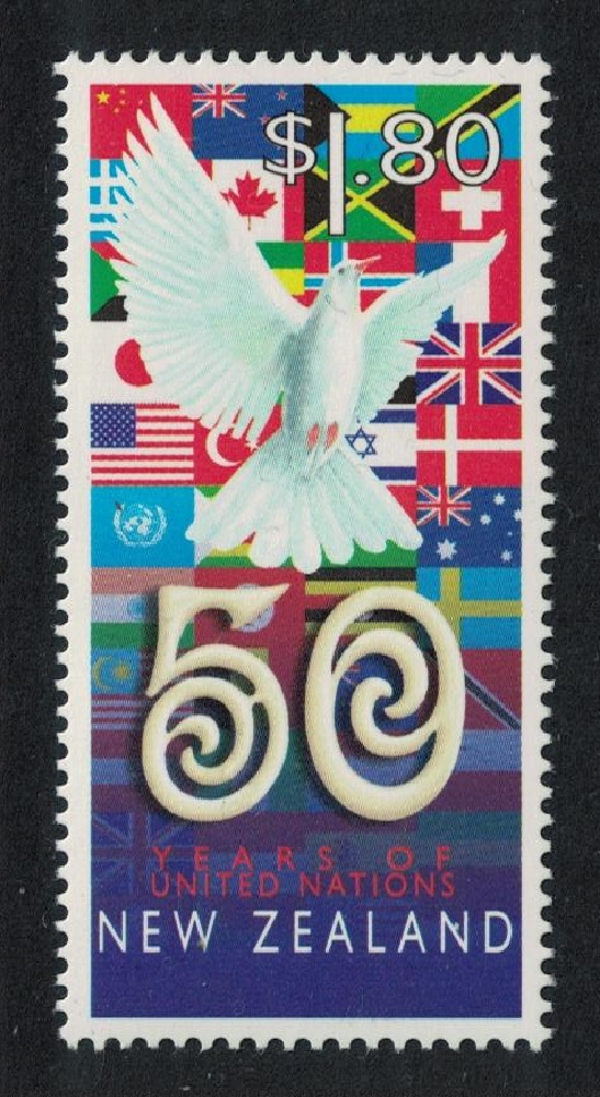 New Zealand 50th Anniversary of United Nations 1995 MNH SG#1942