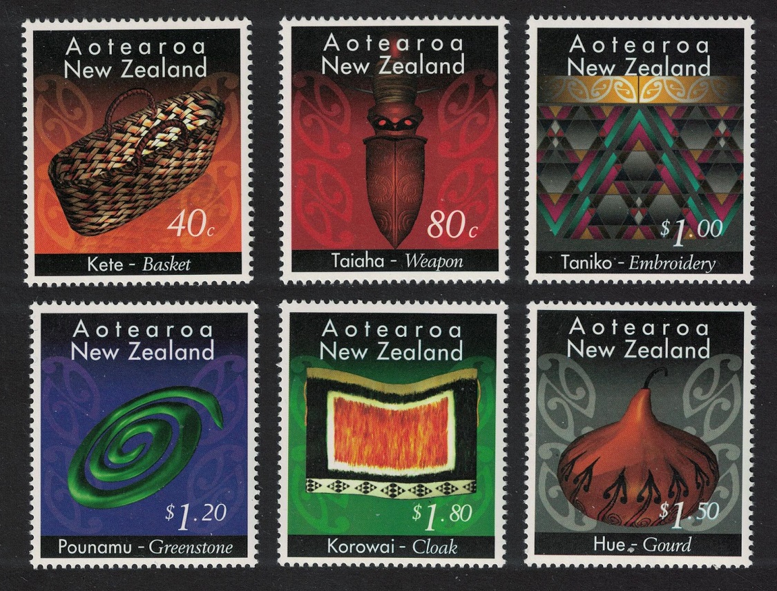 New Zealand Maori Crafts 6v 1996 MNH SG#1952-1957