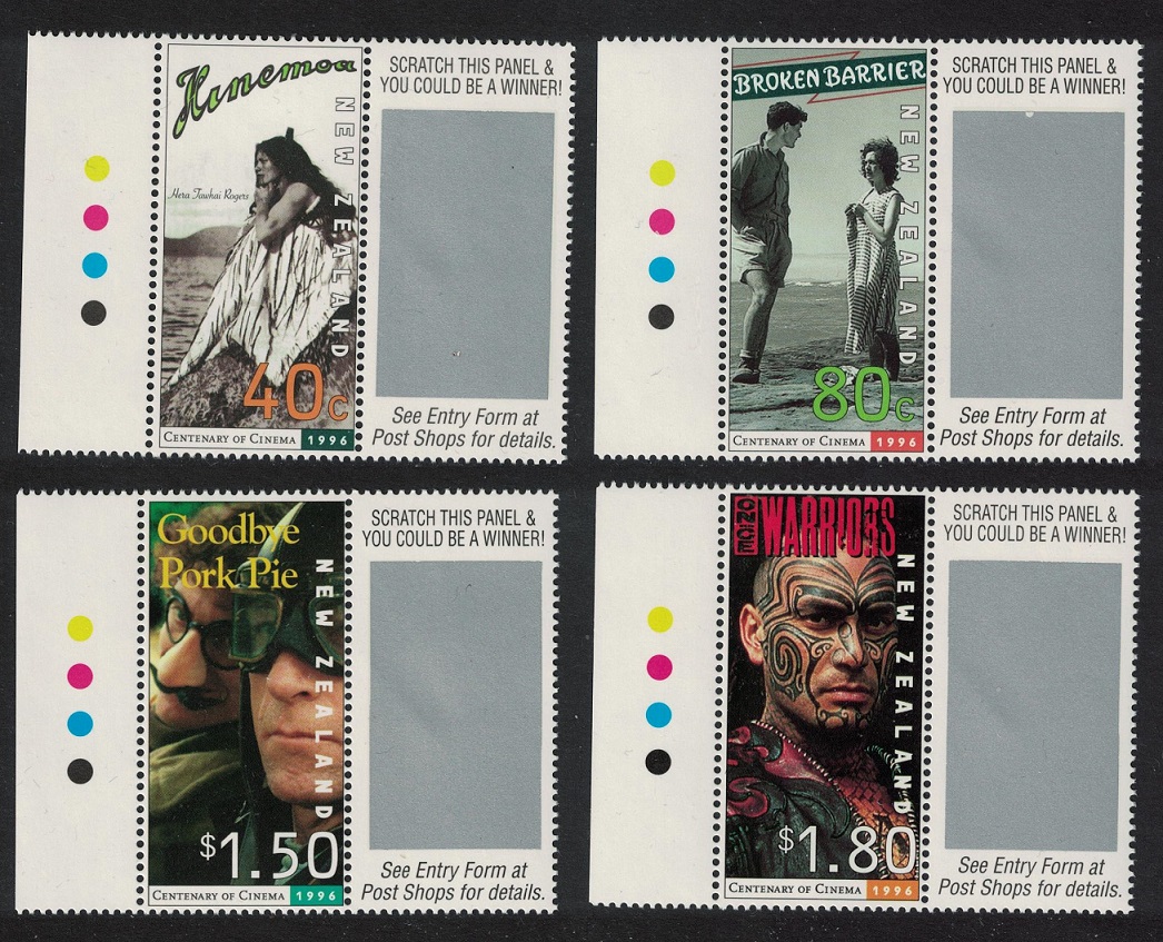 New Zealand Centenary of New Zealand Cinema 4v 1996 MNH SG#2014-2017