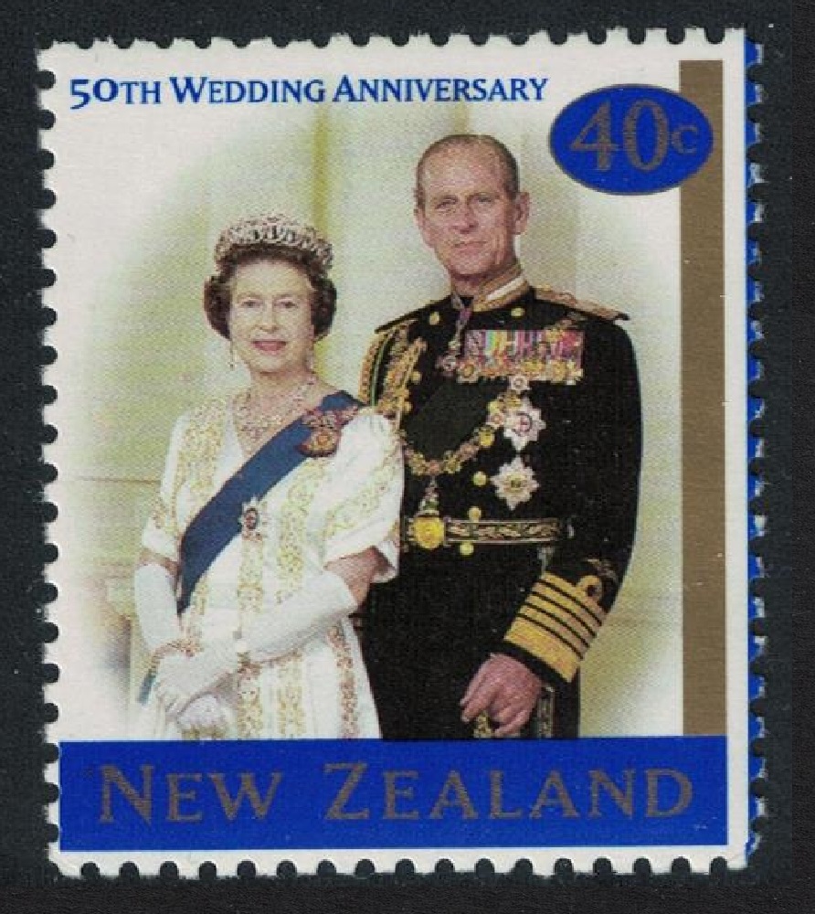 New Zealand Golden Wedding of Queen Elizabeth and Prince Philip. 1997 MNH SG#2117