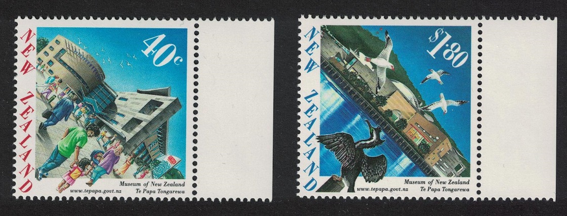 New Zealand Birds Opening of Museum of New Zealand Wellington 1998 MNH SG#2131-2132