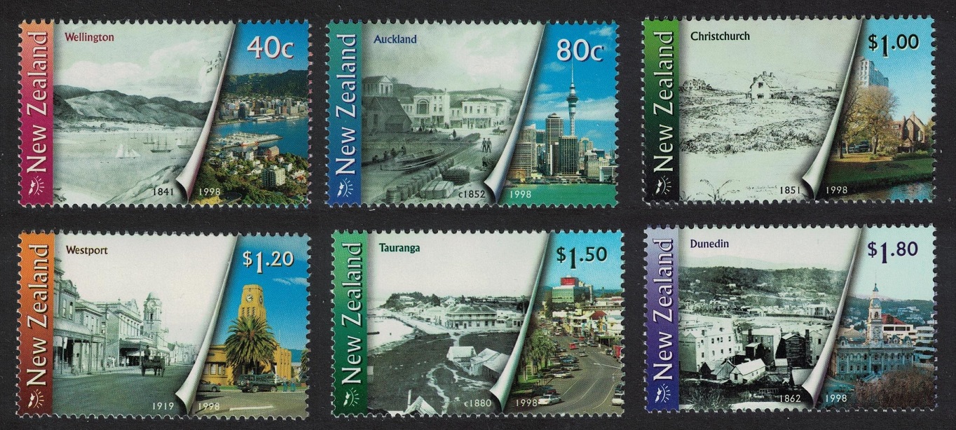 New Zealand Urban Transformations 6v 1998 MNH SG#2216-2221