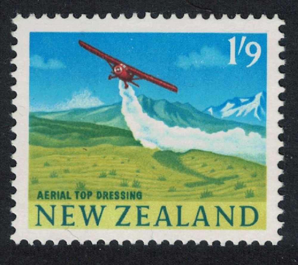 New Zealand Aerial top-dressing Airplane 1963 MNH SG#795