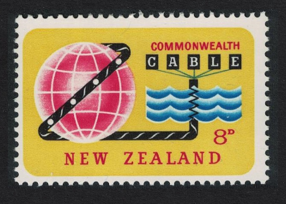 New Zealand COMPAC Trans-Pacific Telephone Cable 1963 MNH SG#820