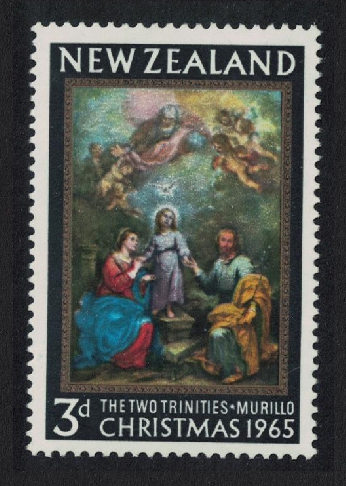 New Zealand &#39;The Two Trinities&#39; by Murillo Christmas 1965 MNH SG#834