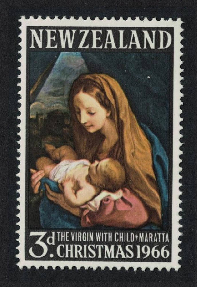 New Zealand &#39;The Virgin with Child&#39; by Maratta Christmas 1966 MNH SG#842