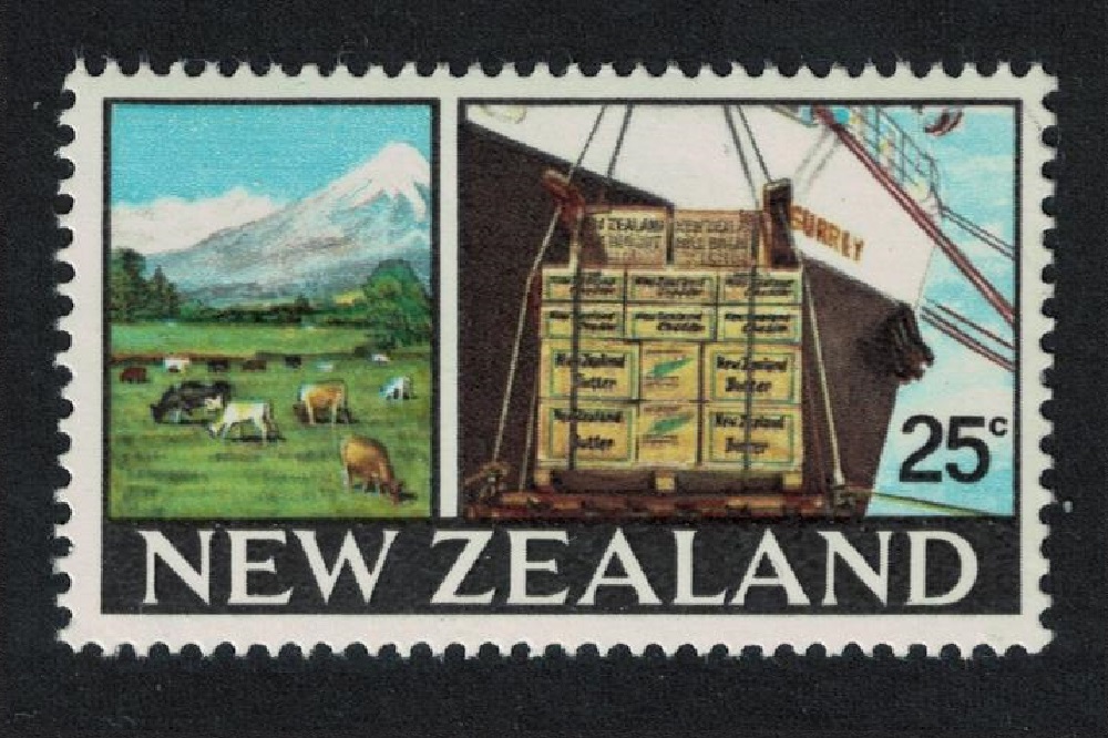 New Zealand Cattle Mount Egmont Butter consignment 1968 MNH SG#877 MI#496 Sc#420