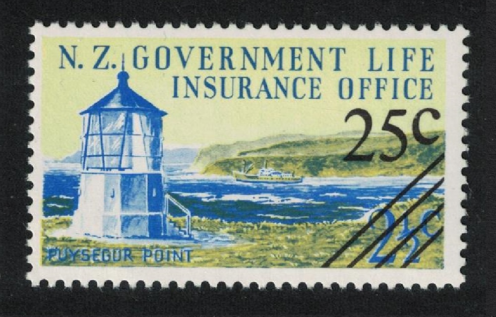 New Zealand Lighthouse Overprint 1978 MNH SG#L63