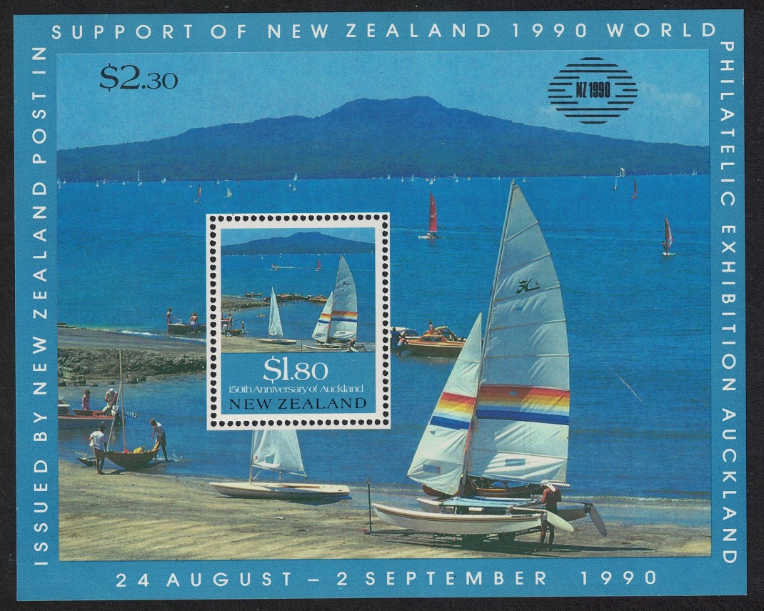 New Zealand Sailing MS 1990 MNH SG#MS1558