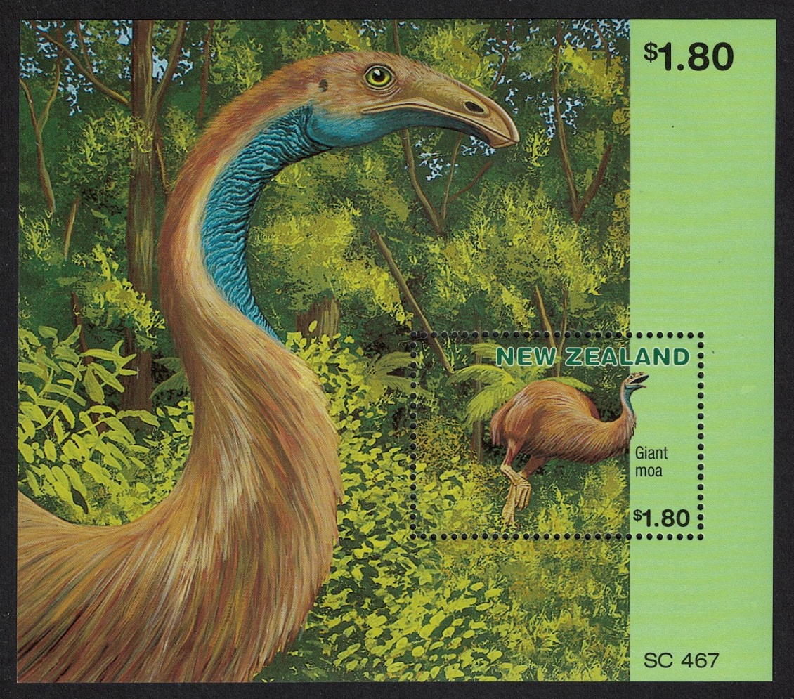 New Zealand Extinct Birds MS 1996 MNH SG#MS2034 Sc#1398a