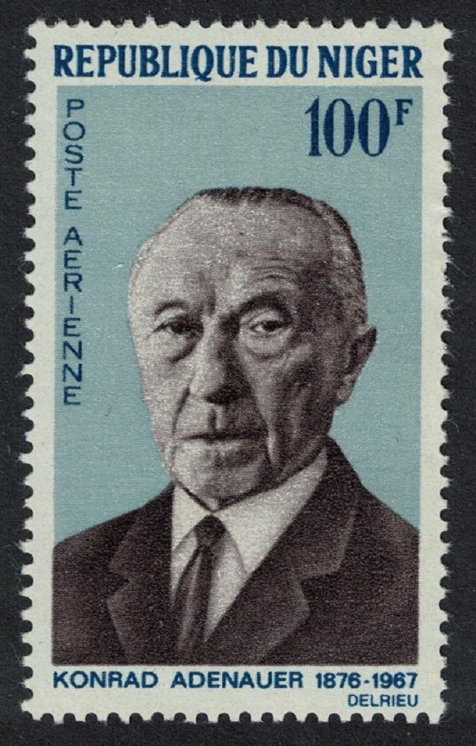 Niger Konrad Adenauer Commemoration 1967 MNH SG#268