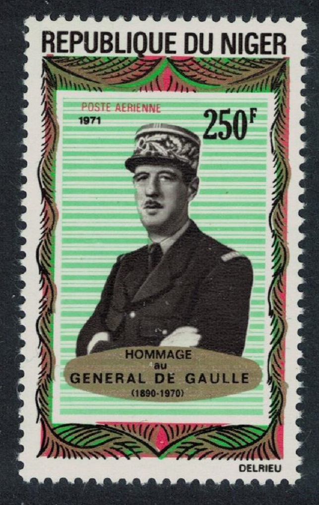 Niger General Charles de Gaulle 1971 MNH SG#407