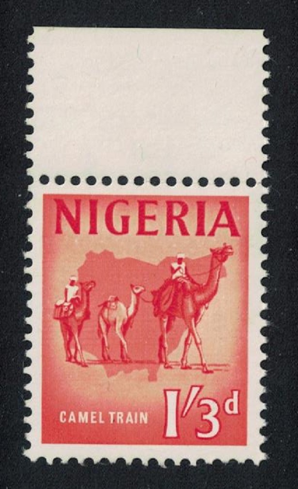 Nigeria Camel train 1Sh3d Margin Def 1962 Def SG#97 MI#99