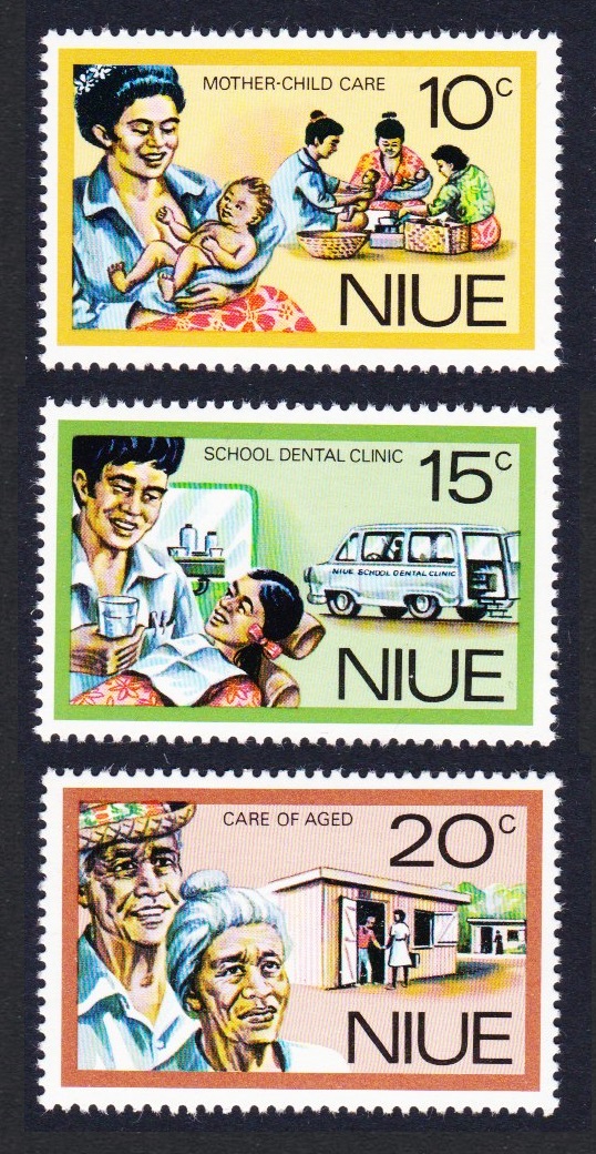 Niue Personal Services 3v 1977 MNH SG#216-218 Sc#196-198