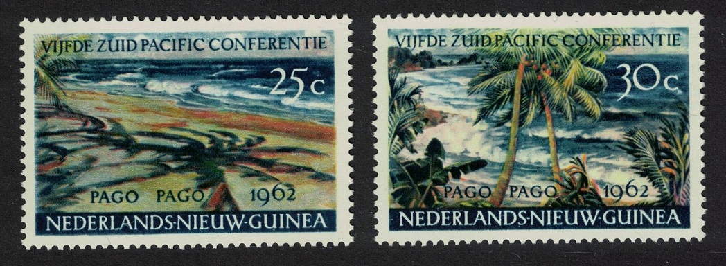 Netherlands New Guinea Fifth South Pacific Conference Pago Pago 2v 1962 MNH SG#82-83