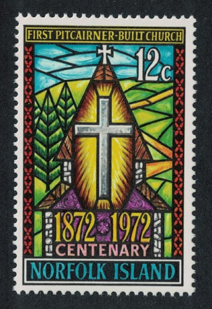 Norfolk Island 1st Pitcairner-built Church 1972 MNH SG#128 Sc#151