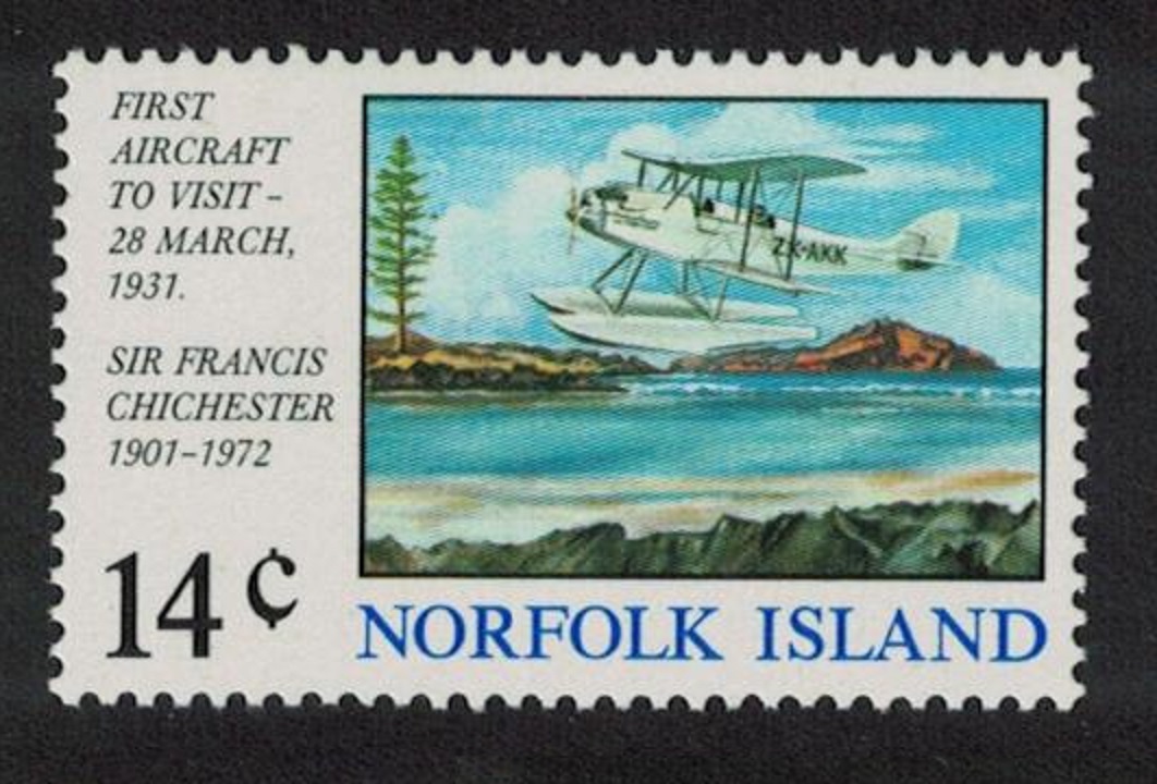 Norfolk Island First Aircraft Landing 1974 MNH SG#151 Sc#174