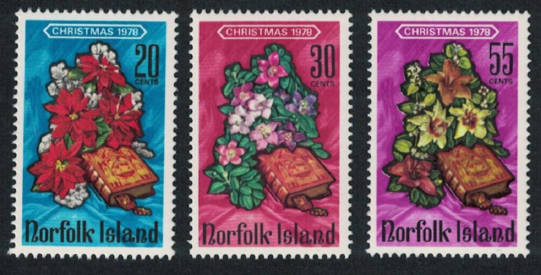 Norfolk Island Christmas 3v 1978 MNH SG#215-217 Sc#237-239